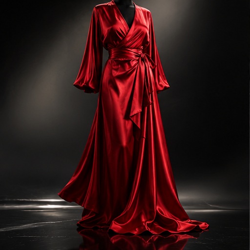 Silk Wrap Dress